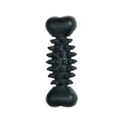 Gladiator 20cm Black Rubber Bone Dog Toy