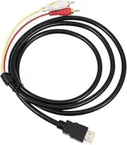 Yardenfun to Adapter Cable Video and Audio Patch Cord Multimedia Connection for Tvs and Devices Design for Home Entertainment