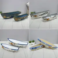 在飛比找樂天市場購物網優惠-地中海輪船海洋風格裝飾品擺件創意船模型工藝品海盜船擺臺小木船