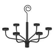 smtyle Hanging Candle Chandelier for Gazebo Set of 6 Tealight Candle Metal Wall