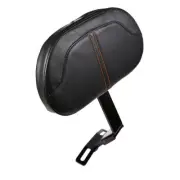 Black Plug-In Driver Backrest For Harley Heritage Softail Fatboy FLSTF 07-17