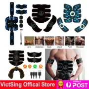 EMS Muscle Stimulator Trainer Abs Smart Fitness Abdominal Arm Training Massager