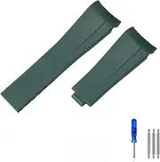 [CEKGDB] Rubber Silicone Watchband 20mm 21mm For Rolex submariner daytona DEEPSEA Oysterflex rolex-Strap Watches Band GMT bracelet watch