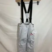 Mountain Warehouse Falcon Extreme Waterproof Kids Snow Pants Light Grey Size 5-6