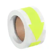 Arrow Sticker 2.8x1.2", 150 Pcs Adhesive Color Coding Decal, Bright Yellow