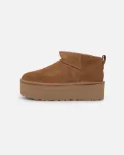 [UGG BOOTS] Ugg Boots Women's Classic Ultra Mini Platform Chestnut - Size 9 9 Chestnut