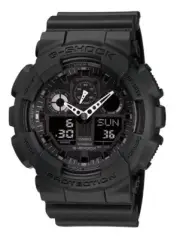 Casio G-Shock Analogue & Digital Men's Black XL Watch GA100-1A1 GA-100-1A1DR