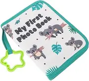 HAMPPLIES Album Cloth Album Photo Book My First Photo Book S Faux First Record Plush Soft Scrapbook Green Cloth