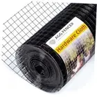 16in x 10ft Hardware Cloth 1 inch 16Ga PVC Coated Wire 1 inch 16in x 10ft Black