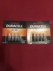 4 Pack Duracell A23 21/23 12 Volt Batteries NEW