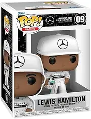 Funko Pop! Racing: Racing - Lewis Hamilton with Helmet - Mercedes-Benz - Vinyl Collectible Figure - Gift Idea - Official Merchandise - Toy for Children and Adults - Sports Fans