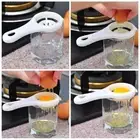 Multipurpose Egg Separator Tool with Holder and Sieve Practical Kitchen Lot K5M6