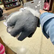 Disney authentic 2024 costume lucifer cat plush gloves shanghai disneyland