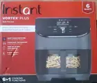 Instant Pot Vortex Plus 6QT Air Fryer - Monitor Cooking with Clear Window New!