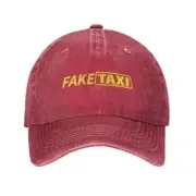 Unisex Fake Taxi Baseball Cap Adult Dad Hat Men Women Outdoor Snapback Hats