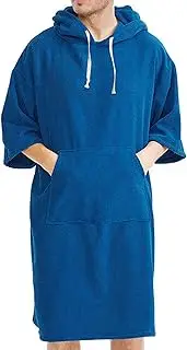 Cape Towel - Surf Poncho Changing Robe with Hood, Microfiber Beach Towel Poncho for Swimming, Surfing, Outdoor Sports | Quick-Drying, Machine Washable, and Versatile for Sea Bathing, Camping, Sauna