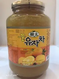 在飛比找Yahoo!奇摩拍賣優惠-**愛洛奇**韓太 蜂蜜柚子茶 柚子醬 2kg/瓶(一箱六瓶