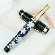 Fountain Pen,Metal Fountain Chinese Style F/Nib Ink Pen Business Office Writing