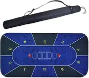 180x90cm Portable Rubber Foam Poker Table Top Layout Poker Mat