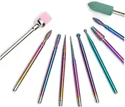 Baluue Professional Nail Drill Bits Manicure Pieces Sets Nail Tool for Cuticle Clean Nail Art