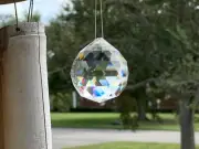 Crystal Prism Ball Globe Rainbow Maker Window Prisms Suncatcher 45mm US Seller!