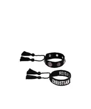 Checkered j 'adior bracelet One size Black