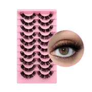 Russian Strip Lashes Reusable False Eyelashes Natural D Curl-02
