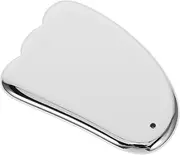 VICASKY Facial Gua Tool Stainless Steel Scraping for Face and Neck Portable Guasha Board for Aging Skin Care and Puffiness Reduction and Smooth Edges for Beginners