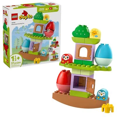 LEGO DUPLO My First Balancing & Stacking Tree Building Toy Playset - Birthday Gi