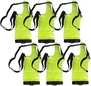 [Yrhrol] 6Pcs Universal Two Way Radio Waterproof Case Bag Portable Walkie Talkie Rainproof Pouch with Adjustable Strap Compatible for Motorola Kenwood Midland UV-3R UV-5R PX-888 Walkie Talkie Radio