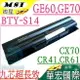 BTY-S14 電池(9芯)-微星 MSI GE60,GE70,CR41,CR61,CR70,CX61,CX70,FR400,FR600,FR610,FR620,BTY-S15, MD97295,MD97690,P6512,S9N2269200,M47BaA25006354,GE60,GE70,CR70