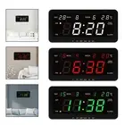 Digital Wall Clock Temperature Display Day Week Month Display Versatile Large