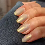 Cirque Colors Moonbeam - Sheer White Golden Shimmer Holo Sparkle Nail Polish
