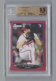 Alex Wood 2013 Bowman Draft Red #5/5 BGS 9.5 Dodgers Braves RC Rookie POP 1 WOW