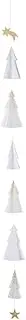 Räder Christmas Tree Chain Snowflakes 76 cm