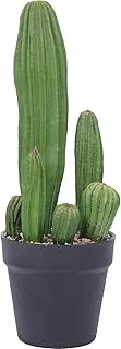 Yinleus Artificial Cactus 41CM/16 inches Faux Cactus Fake Cactus Potted Plants for Indoor Outdoor Home Offices Store Decor