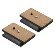 Tripod Quick Release Plate with D-Ring Screw Camera Adapter Mount Model 12, 2pcs
