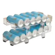 Canned Drink Organizer with Efficient Design for Everyday Use in Fridge
