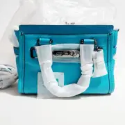 NWT Authentic Coach Signature Swagger27 Handbag Crossbody Bag Teal $450