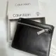 [二手] Calvin Klein 凱文克萊黑色真皮皮夾（RFID防盜錢包）全新未拆附盒