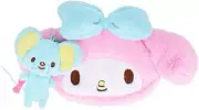 NEW Japan Exclusive My Melody & Flat-kun Plush Cosmetic Pouch Set Gift