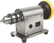 Jewelry Rock Mill Polishing Machine Benchtop Polisher Polisher with 20pc Sandpaper Universal Grinding Machine Bench Lathe Polish(775)