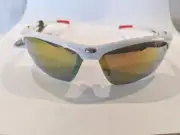 Foster Grant White Ironman Principle Sport Sunglasses 100% UVA/UVB Impact Resist