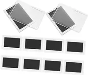 10pcs Magnetic Photo Frames for Fridge Insert Style Document Holder for Easy Photo Display Metal Surfaces and Cleanable