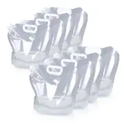 Collapsible Water Container Bag, BPA Free Food Grade Clear Plastic Storage