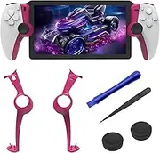 Controller Replacement Shell for PS Portal, Personalized and Eye-catching Custom Design, Easy Install, Including Tool Kit and 2 Thumb Grips (Blushing Beauty Pink)