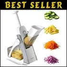 Versatile Manual Vegetable Slicer with Safety Lock - Effortless Kitchen Chopper