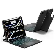 Keyboard Case for iPad Pro 11 M4 2024, Magic Multi-Touch Trackpad Backlight