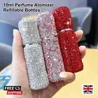 Perfume Atomiser Travel Portable Mini Refillable Bottle 10ml Rhinestone Luxury