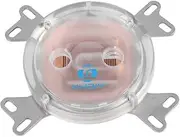 CPU Water Cooling Block, Round Water Cooling Block Fast Heat Dissipation G1/4 Water Cooling Waterblock for AM2/AM3/AM4 (Universal Model (Without Controller + Remote)